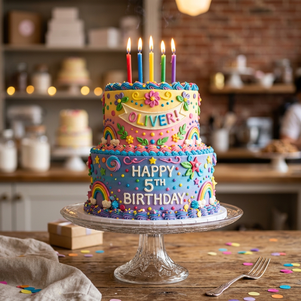 Custom Birthday Cake - 1kg