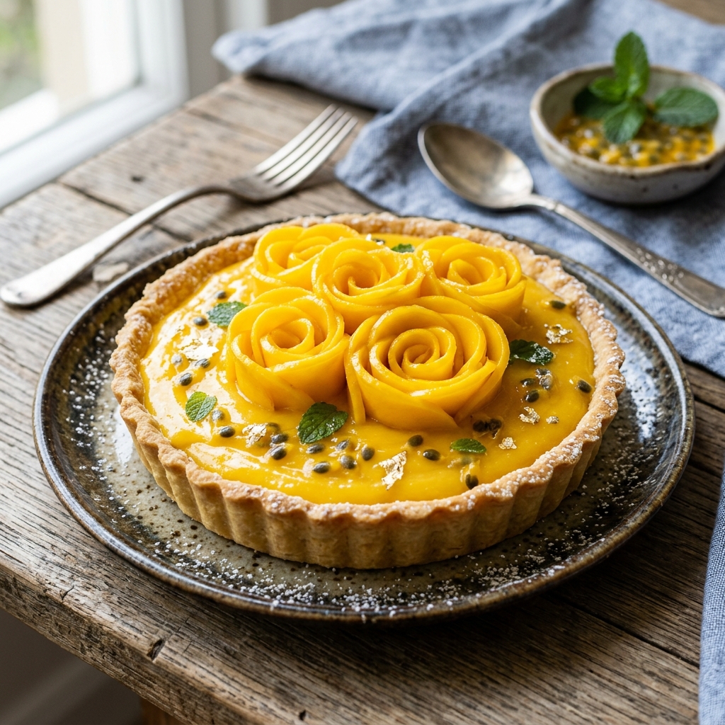 Mango Passionfruit Tart